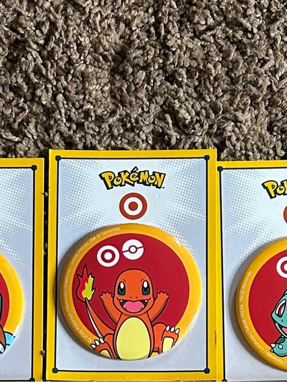 Pokemon Target Wireless Keyboard W/ Limited 3 Pins Charmander Squirtle Bulbasaur